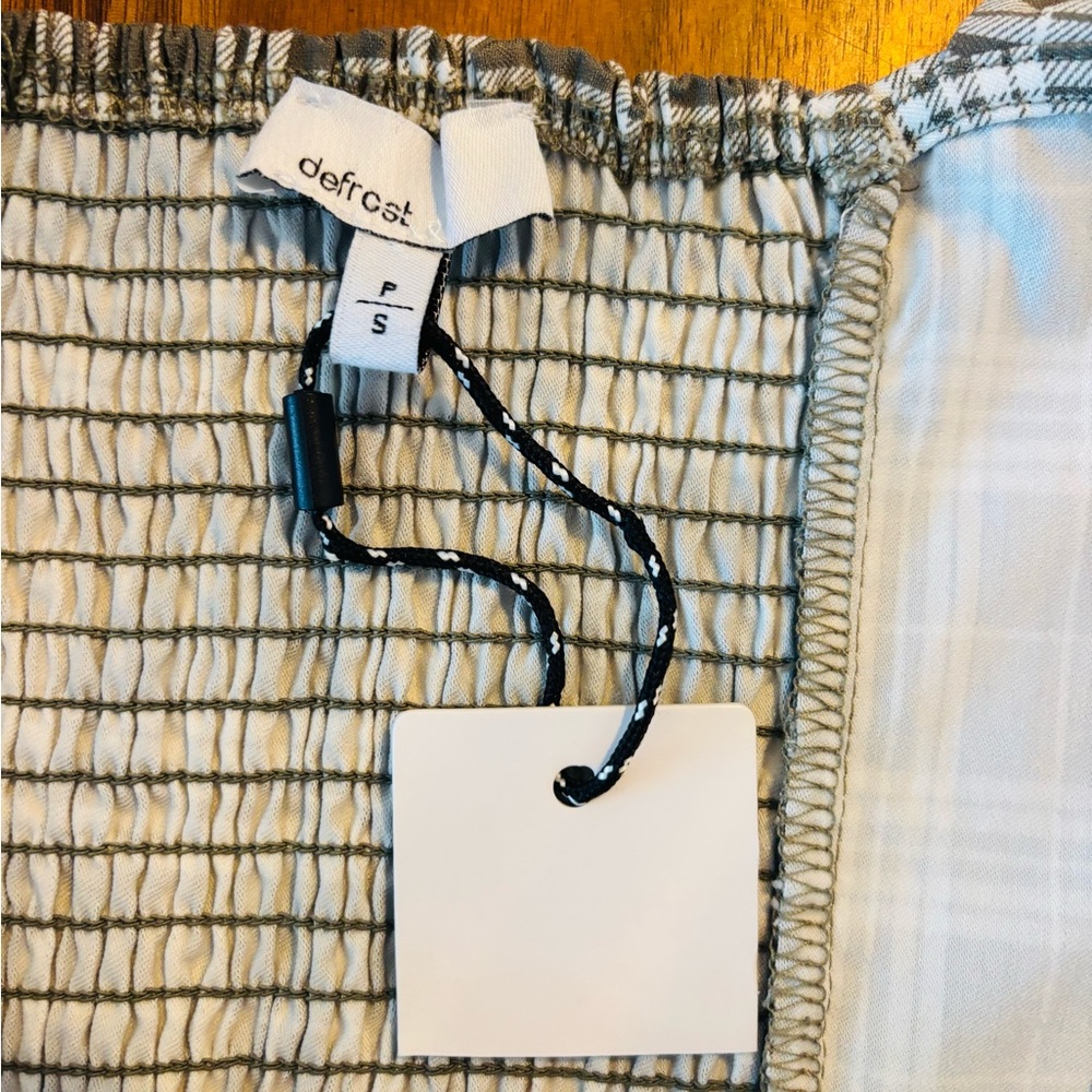 Defrost-NWT-Plaid Patterned Sleeveless Dress - Picture 7 of 8